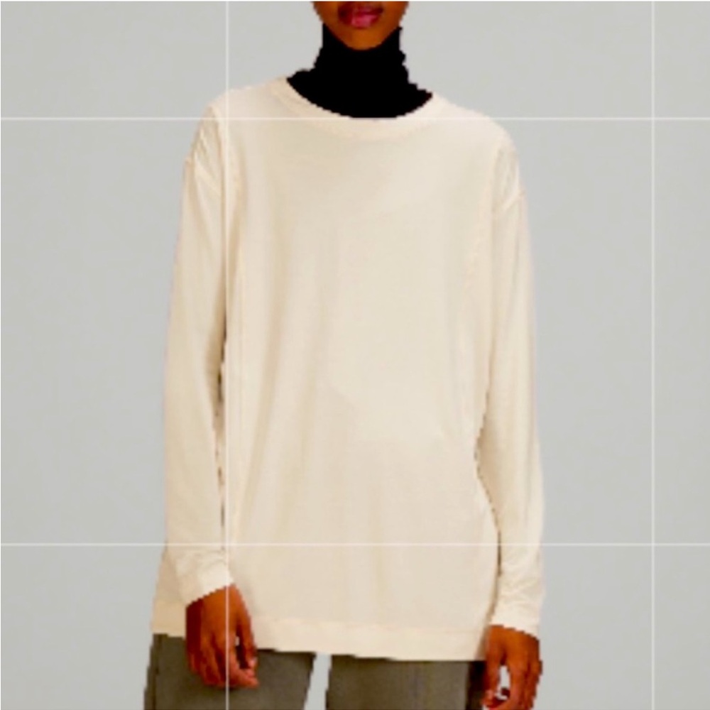 🍋 NWOT Lululemon Modal Long Sleeve Pleated Back Top 🍋